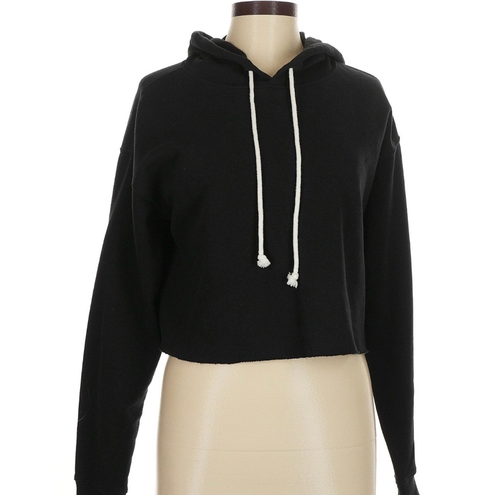 Wild Fable Cropped Black Hoodie